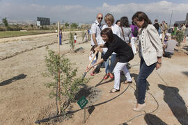 Inauguración del "Bosque del Conocimiento" en el Campus de Teatinos de la Universidad de Málaga. Junio de 2010