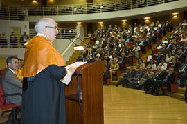 Investidura como Doctor "Honoris Causa" de D. Juan Jiménez Aguilar por la Universidad de Málaga. Facultad de Derecho. Junio de 2010