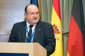 Juan Luis Gómez Colomer. Inauguración del XXVI Encuentro Anual de la Asociación Von Humboldt de España. Edificio del Rectorado. Septiembre de 2017