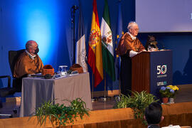Discurso de Felipe Romera en su investidura como Doctor "Honoris Causa" por la por la Escuela Técnica Superior de Ingeniería de Telecomunicación de la Universidad de Málaga. Paraninfo. Marzo de 2022