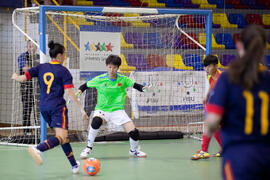 Partido España contra China. 14º Campeonato del Mundo Universitario de Fútbol Sala 2014 (FUTSAL). Antequera. Julio de 2014