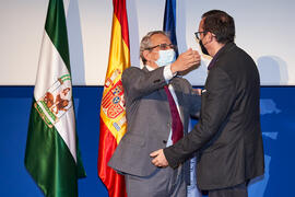 Toma de posesión de Carlos Jesús Rosa Jiménez como nuevo profesor titular del Área de Urbanística y Ordenación del Territorio de la Universidad de Málaga. Paraninfo. Diciembre de 2021
