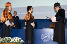 Investidura de Kazuyo Sejima como Doctora "Honoris Causa" por la Escuela de Arquitectura de la Universidad de Málaga. Paraninfo. Octubre de 2019