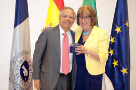Homenaje al personal que cumple 25 años al servicio de la Universidad de Málaga y personal jubilado. Paraninfo. Julio de 2014