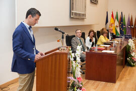 Homenaje al personal que cumple 25 años al servicio de la Universidad de Málaga y personal jubilado. Paraninfo. Julio de 2014