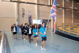 Ceremonia de apertura del IX Campeonato de Europa Universitario de Fútbol Sala. Antequera. Julio de 2013
