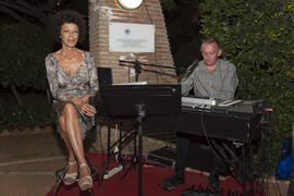 Cena de gala con motivo al homenaje para los jubilados y personal que cumple 25 años de servicio en la Universidad de Málaga. Jardín Botánico. Junio de 2010