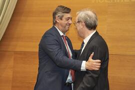 Toma de posesión de Enrique Nava Baro como nuevo Vicerrector Adjunto de Proyectos Estratégicos de la Universidad de Málaga. Edificio del Rectorado. Abril de 2024