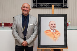Presentación del Retrato de Honor de D. Eugenio José Luque Domínguez. Facultad de Ciencias Económicas y Empresariales. Junio de 2025
