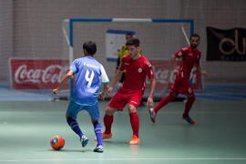 Partido Tailandia contra Georgia. 14º Campeonato del Mundo Universitario de Fútbol Sala 2014 (FUTSAL). Antequera. Julio de 2014