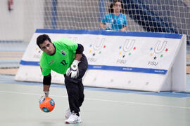 Partido Brasil contra Iran. 14º Campeonato del Mundo Universitario de Fútbol Sala 2014 (FUTSAL). Antequera. Julio de 2014