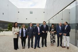 Autoridades. Inauguración la nueva Facultad de Psicología y Logopedia de la Universidad de Málaga. Campus de Teatinos. Octubre de 2022