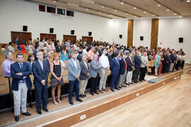 Homenaje al personal que cumple 25 años al servicio de la Universidad de Málaga y personal jubilado. Paraninfo. Julio de 2014