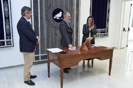 Toma de posesión de Ignacio Rafael Otero Cambeses como nuevo Director de Comunicación, Imagen y Medios Digitales de la Universidad de Málaga. Edificio del Rectorado. Abril de 2024