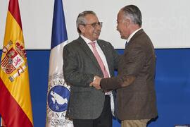 Toma de posesión de Ernesto Santiago González Mesa como profesor titular del Área de Obstetricia y Ginecología (vinculada SAS) de la Universidad de Málaga. Toma de posesión de nuevos catedráticos y profesores titulares de la Universidad de Málaga. Paraninfo. Noviembre de 2023