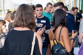 Welcome to UMA. Bienvenida a los alumnos de intercambio internacional de la Universidad de Málaga. Jardín botánico. Octubre de 2019