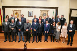 Foto de grupo. Celebración de San Lucas. Facultad de Medicina. Noviembre de 2019