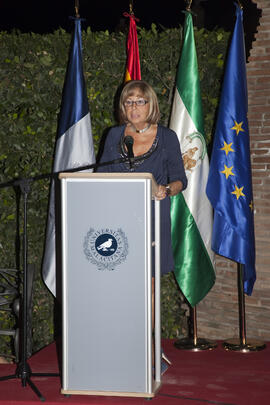 Cena de gala con motivo al homenaje para los jubilados y personal que cumple 25 años de servicio en la Universidad de Málaga. Jardín Botánico. Junio de 2010