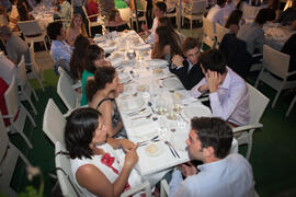 Cena de gala en el restaurante El Palmeral. Olimpiada Española de Economía, Fase Nacional. Puerto de Málaga Muelle 2 El Palmeral de las Sorpresas. Junio de 2015
