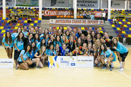 Medallistas en la categoría femenina. Campeonato Europeo Universitario de Balonmano. Antequera. Julio de 2017