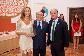 Entrega de premios, de parte de FISU, de la Universidad de Málaga, del ayuntamiento de Antequera y del Comité Organizador. 14º Campeonato del Mundo Universitario de Fútbol Sala 2014 (FUTSAL). Antequera. Julio de 2014