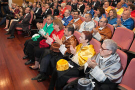 Asistentes a la investidura como Doctor "Honoris Causa" de Hans-Dieter Wienberg por la Facultad de Ciencias de la Universidad de Málaga. Rectorado. Mayo de 2016