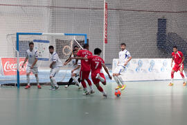 Partido Azerbaiyán contra Omán. 14º Campeonato del Mundo Universitario de Fútbol Sala 2014 (FUTSAL). Antequera. Julio de 2014