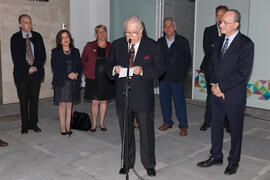 Inauguración de la plaza Pintor Eugenio Chicano. Málaga. Noviembre de 2016