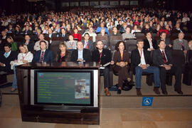 Asistentes al Acto de Inauguración del 3º Congreso Internacional de Actividad Físico-Deportiva para Mayores de la Universidad de Málaga. Palacio de Ferias y Congresos de Málaga. Marzo de 2009