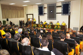 Investidura como Doctor "Honoris Causa" de D. Enrique Moreno González por la Universidad de Málaga. Facultad de Medicina. Mayo de 2011