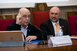 Conferencia de Cristóbal Montoro. XII Jornadas Andaluzas de Enseñanza de Economía. Facultad de Ciencias Económicas y Empresariales. Febrero de 2019
