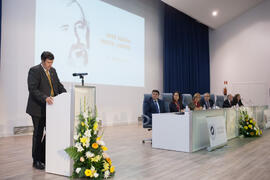 Intervención de Ernesto Pimentel. Homenaje en recuerdo del profesor José María Troya. Salón de Actos de la Escuela Técnica Superior de Ingeniería Informática. Octubre de 2016