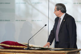 Toma de posesión de D. José Ángel Narváez Bueno como Rector de la Universidad de Málaga. Palacio de San Telmo, Sevilla. Enero de 2016