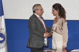 Toma de posesión de María Altamirano Jeschke como catedrática del Área de Botánica de la Universidad de Málaga. Toma de posesión de nuevos catedráticos y profesores titulares de la Universidad de Málaga. Paraninfo. Noviembre de 2023