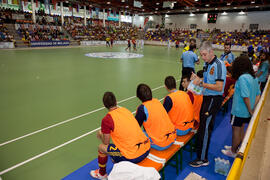 Partido España contra Eslovaquia. 14º Campeonato del Mundo Universitario de Fútbol Sala 2014 (FUTSAL). Antequera. Julio de 2014