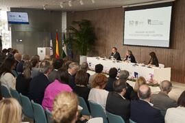 Intervención de José Carlos Gómez Villamandos. Inauguración la nueva Facultad de Psicología y Logopedia de la Universidad de Málaga. Campus de Teatinos. Octubre de 2022