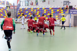 Partido Irán contra Bielorrusia. 14º Campeonato del Mundo Universitario de Fútbol Sala 2014 (FUTSAL). Antequera. Julio de 2014