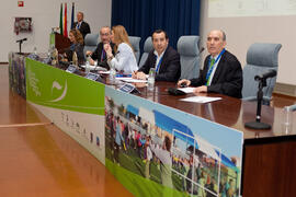 Acto inaugural del 6º Congreso Internacional de Actividad Física Deportiva para Mayores. Escuela Técnica Superior de Ingeniería de Telecomunicaciones y de Informática. Marzo de 2015