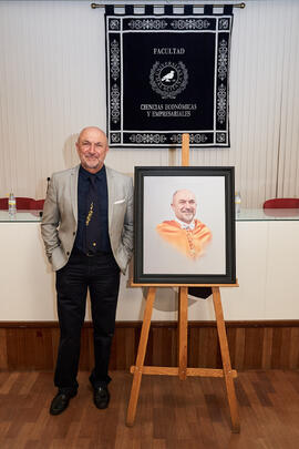 Presentación del Retrato de Honor de D. Eugenio José Luque Domínguez. Facultad de Ciencias Económicas y Empresariales. Junio de 2025