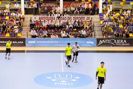 Partido España - China Taipei. Categoría masculina. Campeonato del Mundo Universitario de Balonmano. Antequera. Junio de 2016