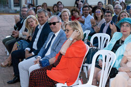 Adelaida de la Calle. Homenaje al personal jubilado o que cumple 25 años de servicio en la Universidad de Málaga. Jardín Botánico. Junio de 2019
