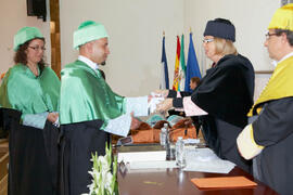Investidura de nuevos doctores por la Universidad de Málaga. Paraninfo. Febrero de 2012