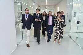 Visita a la nueva facultad de Psicología y Logopedia de la Universidad de Málaga tras su inauguración. Campus de Teatinos. Octubre de 2022
