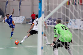 Partido Alemania contra Israel. 14º Campeonato del Mundo Universitario de Fútbol Sala 2014 (FUTSAL). Antequera. Julio de 2014