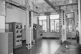 Interior de la central telefónica. Málaga. Diciembre de 1963