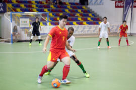 Partido Portugal contra China. 14º Campeonato del Mundo Universitario de Fútbol Sala 2014 (FUTSAL). Antequera. Julio de 2014