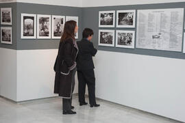 Inauguración de la exposición de fotografías de Roisin "Málaga, una visión panorámica". Rectorado. Diciembre de 2006