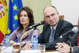 Nombramiento de D. Antonio Ávila como Alumno de Honor de la Facultad de Ciencias Económicas y Empresariales de la Universidad de Málaga. Facultad de Ciencias Económicas y Empresariales. Noviembre de 2011
