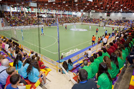 Partido España contra Eslovaquia. 14º Campeonato del Mundo Universitario de Fútbol Sala 2014 (FUTSAL). Antequera. Julio de 2014