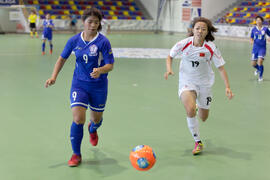 Partido China contra China Taipéi. 14º Campeonato del Mundo Universitario de Fútbol Sala 2014 (FUTSAL). Antequera. Julio de 2014